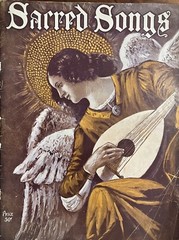 Sacred Songs Academic Edition Famous Folio Antique Sheet Music Book Early 1900s