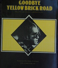 Vintage sheet music: Goodbye Yellow Brick Road, Helen Wheels + 4 more