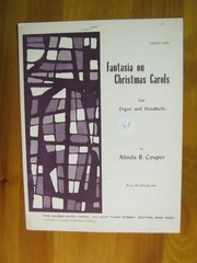 Fantasia On Christmas Carols for Organ and Handbells Couper 1965 Sheet Music