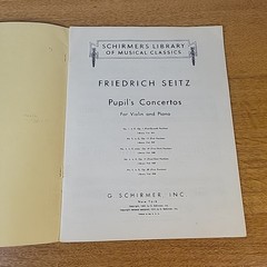 Lot of 10 Schirmer&rsquo;s Library of Musical Classics For The Violin Some Piano +2