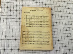 Brahms Requiem vocal score in english peters edition No 3672