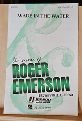 The Music Of Roger Emerson: Wade In The Water 3-Part Mixed 1978 Sheet Music