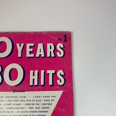Vintage 1950 Miller Music Corp « 30 Years 30 Hits » No 1 Sheet Music Songbook