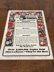 Illustrated “5-Minute Guaranteed Ukulele Course” Retro Booklet