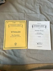 Antonio Vivaldi Six Sonatas for Double Bass and Piano – Schirmer&rsquo;s Library Vol.