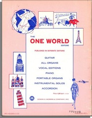 One World For Guitar – 1966, 16 Song Pop & Folk Songs Songbook! B