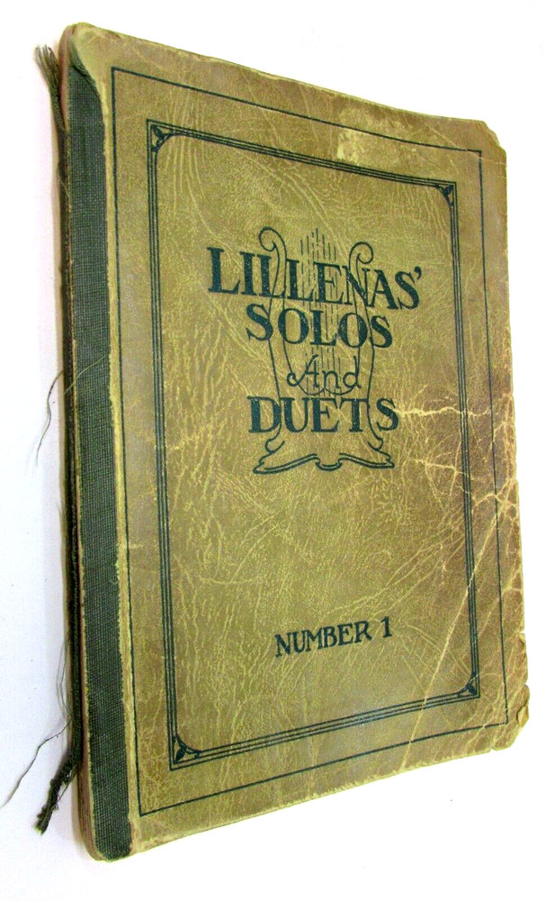 Old 1931 Haldor Lilleanas&rsquo; Solos and Duets No. 1 Antique Christian Songbook pb
