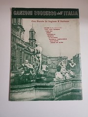 HIT SONGS FROM ITALY Songbook* 1958 ROBBINS MUSIC Volare CARA MIA Musetto LIBERO