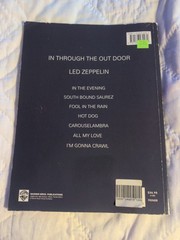 Led Zeppelin In Through The Out Door Guitar Tablature Authentic Tab Edition
