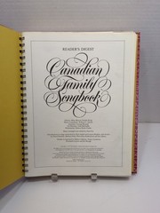 Canadian Family Readers Digest Songbook Sheet Music Folk Pop Easy Listen M42