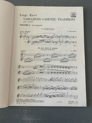 Luigi Ricci Variazioni Cadenze Tradizioni Per Canto Vol 1 Female Voices