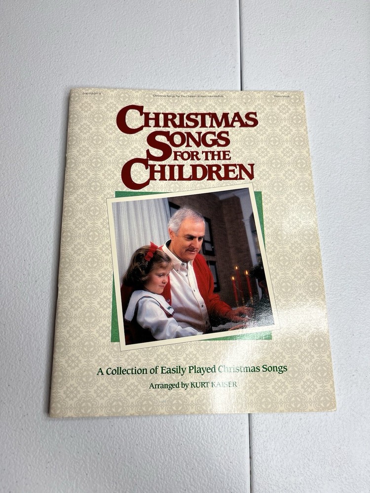 Kurt Kaiser Christmas Songs For Children Piano Song Book 1988