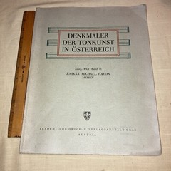 Johann Michael Haydn – Denkmaler Der Tonkunst in Osterreich, Masses