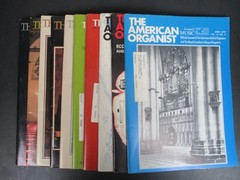 Lot of 10 American Organist Music Magazine 1978-79 1991 Organ Pipes Organists