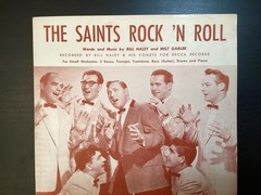 1956 Bill Haley Comet Sheet Music Saints Rock N&rsquo; Roll, See you Later Alligator
