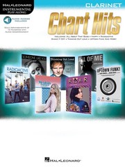 Chart Hits for Clarinet Solo Sheet Music Play-Along 12 Songs Book Online Audio