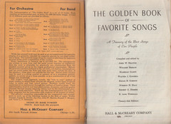 The Golden Book of Favorite Songs Piano Music 128 pages 1951