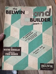 VTG Clarinet Music Books Lot of 3 Belwin Band Builder B Flat Cornet Part 1 2 3