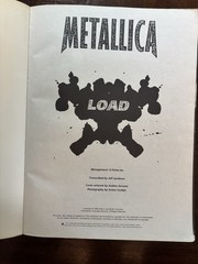 1996 Cherry Lane Music Metallica Load Guitar/Vocal Songbook Sheet Music Tab