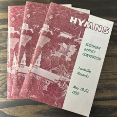 Lot of 3 – Hymns Southern Baptist Convention Louisville Kentucky 1959 Songbooks