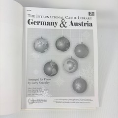 The International Carol Library Germany & Austria Sheet Music Piano Larry