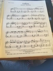 Vintage Sheet Music: Ysmita, Japanese Serenade- Piano Solo Engelmann 1917