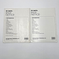 Lot of 2 ~ Band Method ~ Ed Sueta ~ Book One ~ Trumpet /Cornet/Clarinet