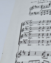 Choral Sheet Music Hallelujah Chorus from « The Messiah » SATB G. Schirmer&rsquo;s