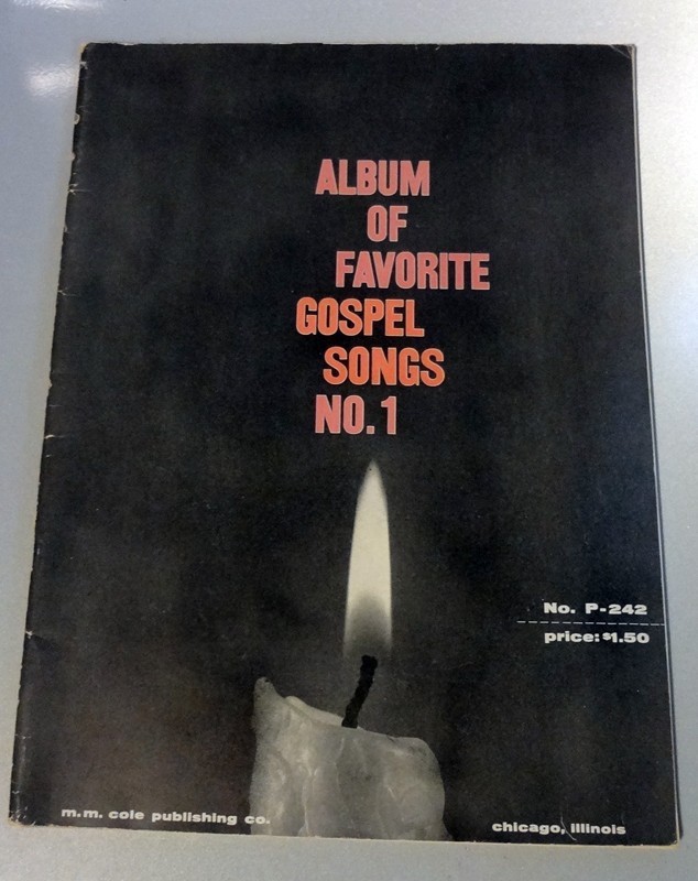 Album of Favorite Gospel Songs No. 1 Book of Piano & Guitar Sheet Music 1959