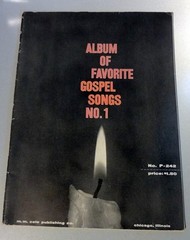 Album of Favorite Gospel Songs No. 1 Book of Piano & Guitar Sheet Music 1959