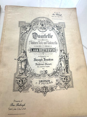 8 Antique Beethoven String Quartets Edition Peters Leipzig Complete Performance