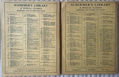 Vintage Schirmer’s Library Vol. 146 Czerny & Vol. 316 Duvernoy – 1893 & 95