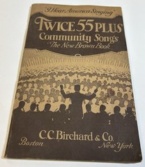 Twice 55 Plus Community Songs Sheet Music Book, C. C. Birchard & Co