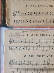 Vintage German Sheet Music Clarinet, Trombone, Bass ephemera