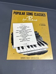 Vintage Popular Song Classics for Piano D. Savino Robbins Music 1940s Sheet Musi