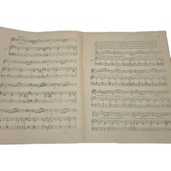 Antique sheet Musical Reference 1897 collectible paper ephemera Guide Song Book.