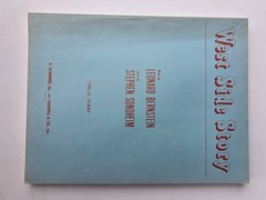 WEST SIDE STORY Vocal Score by Bernstein Sondheim Schirmer Chappell 1957 Ed 2310