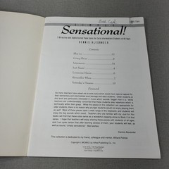 Dennis Alexander Sheet Music Sensational 1991 Piano Solos Illustrated