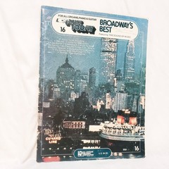 Broadway&rsquo;s Best E-Z Play Today Organs Piano Guitar Sheet Music Book Show Tunes