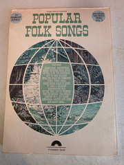 Popular Folk Songs Piano/Vocal/Chords 1976 PB Songbook 113 Songs Vol 3 Columbia