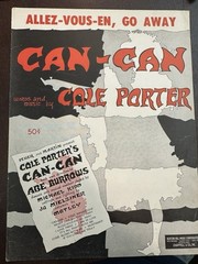 M COLE PORTER Stage Musical Sheet Music CAN-CAN ‘Go Away’