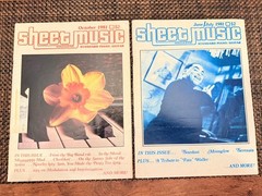 Vintage Sheet Music Magazine Lot of 13 Volumes 1979-1982. Good Condition