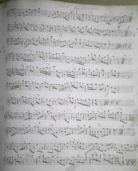 19th century Handwritten Music manuscripts – 66 pages – Quadrilles, etc