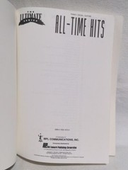All-Time Hits: 100 Favorite Standards Music Book – Piano / Vocal / Guitar – USE