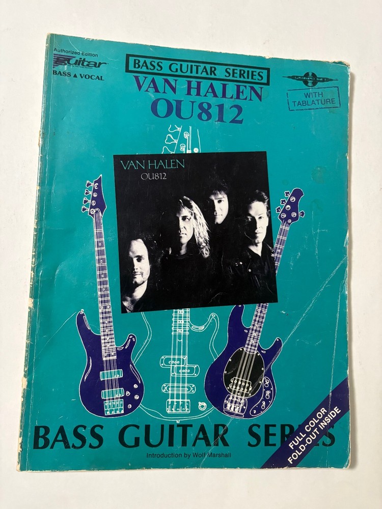 Van Halen OU812 Bass Guitar Tab / Tablature Book – Cherry Lane 1989