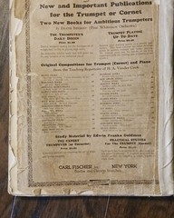 OTTO LANGEY&rsquo;S Celebrated Tutors TRUMPET or CORNET Vintage RARE 1889 Carl Fischer