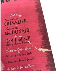 Vilia Sheet Music The Merry Widow Lorenz Hart Franz Lehar Jeanette MacDonald