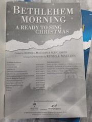 Bethlehem Morning SATB choral book set of 7 NEW NO MARKINGS