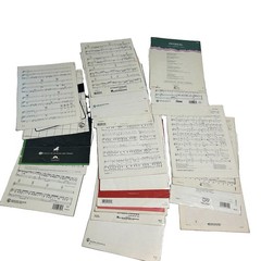Big Lot Of Sheet Music Piano Vocal Guitar Popular Artist Jackson Wonder Elton