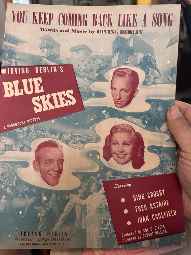 P 9×12 4-pack Sheet Music By IRVING BERLIN
